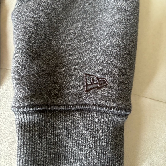 New Era Crew Neck Pullover Sweatshirt Gray Size S - Picture 6 of 8